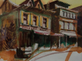 SOLD $575 MM-1S3-25033 12x16 matted frame white