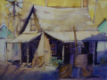 SOLD $575 MM-1S3-25034 12x16 matted frame white
